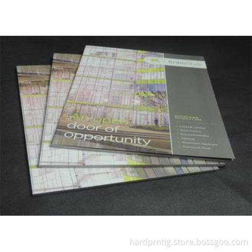 Colorful Custom Catalog Printing Slivery Hot Stamping , Boo